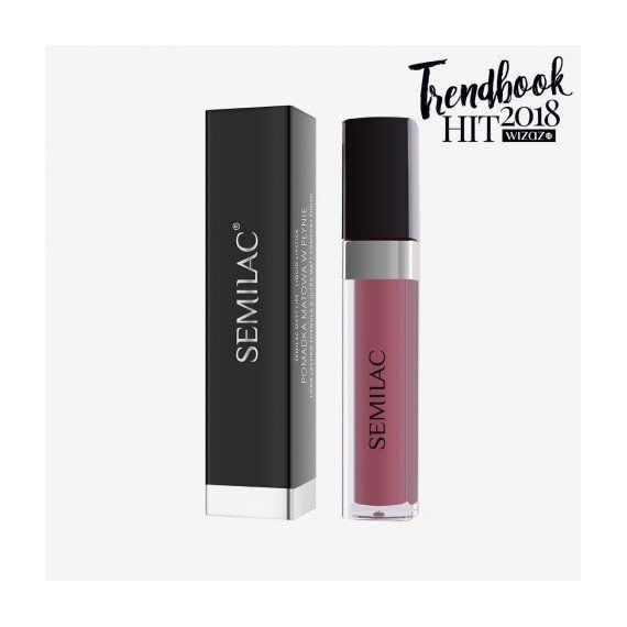 527 SEMILAC MakeUP MATT LIPS BURGUNDY - Semilac Ireland Premium Matte Lipstick