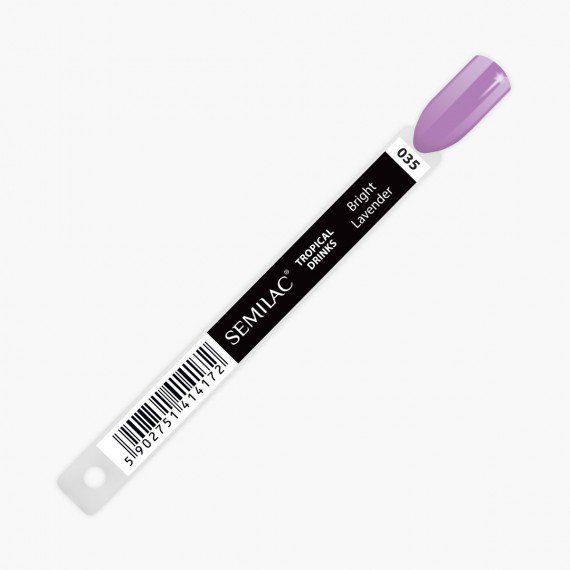 Semilac COLOR CHART - 035 Bright Lavender