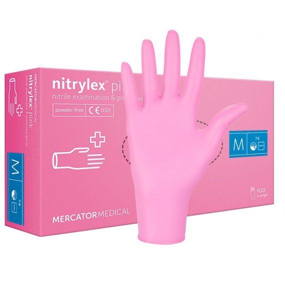 SEMILAC IRLELAND - HIGH QUALITY NITRILE GLOVES Nitrylex® Gloves - CLASSIC PINK
