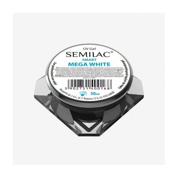 Semilac UV Gel Smart Mega White 15ml