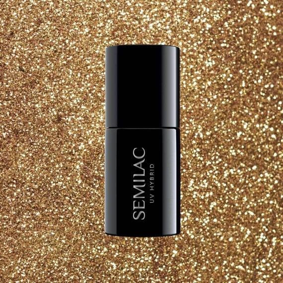 339 Semilac UV Gel Polish - Gold Glitter 7ml