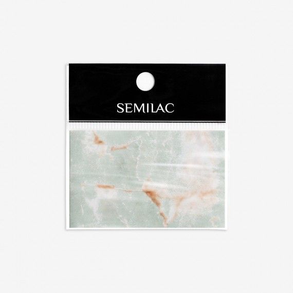 10 Semilac Nail transfer foil - GREY MARBLE