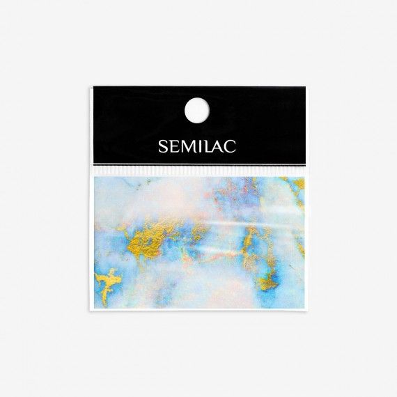 07 Semilac Nail transfer foil - BLUE MARBLE