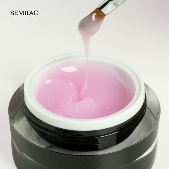 Semilac Builder - Jelly Clear Pink 15g