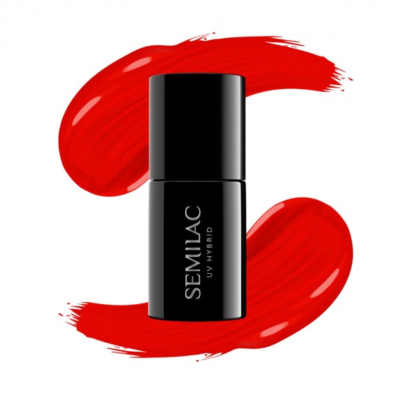 Semilac 317 Gel Polish Valentines - Neon Red