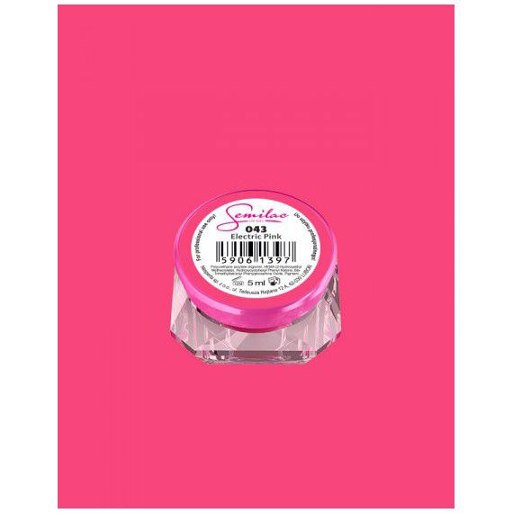 043 UV Gel Color Semilac Electric Pink 5ml