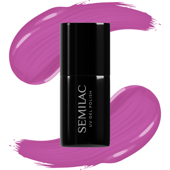 601 Semilac UV gel polish Neon Pink Punch 7ml