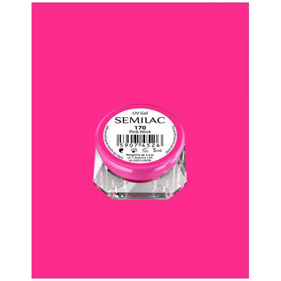 170 UV Gel Color Semilac Pink Wink 5ml