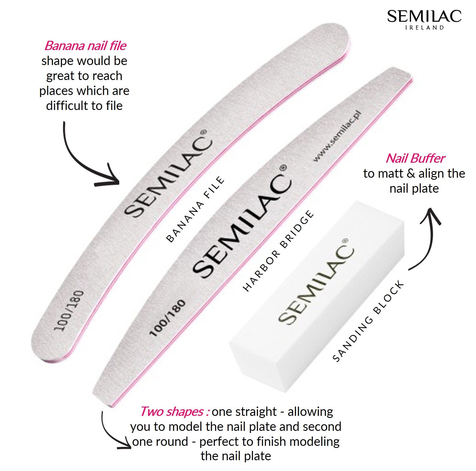 How to file nails? Tips and shapes - blog Semilac