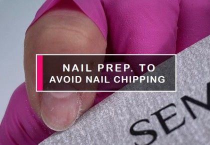 How to prepare nail plate to avoid nail chipping!