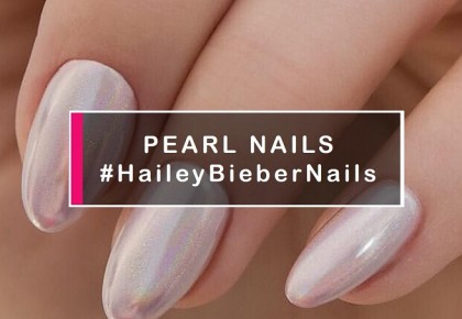 HaileyBieberNails - Pearl Nails – latest manicure trend