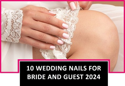 Shine On Your Big Day With Bridal Foil Nail Art -  Fashion Blog