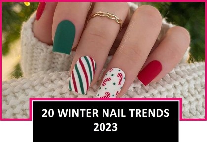 Winter Nail Trends 2023: Cozy Colors and Delicate Embellishments